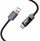 Kabllo karikimi HOCO 5A USB A në Type C, karikim i shpejtë, me ekran LED dixhital, e zezë