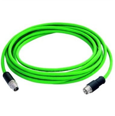 Kabllo rrjeti Telegärtner STX M12x1 VL, Cat 6A, 10m, gri