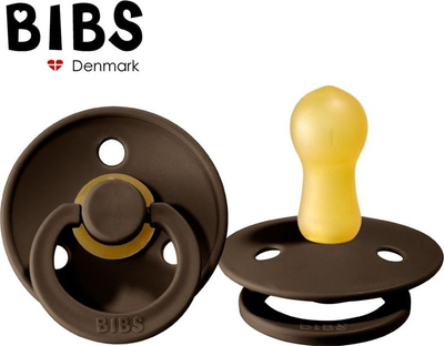 Memë qetësuese Bibs Hevea, S, çokollatë, 0+