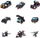 Конструктор LaQ Black Racer, 3D, 306 парчиња, шарен