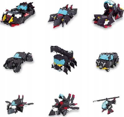 Конструктор LaQ Black Racer, 3D, 306 парчиња, шарен