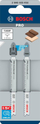 Teh sharrë elektrike Bosch Professional T101BF, 100mm, për dru të fortë, set 2 copë