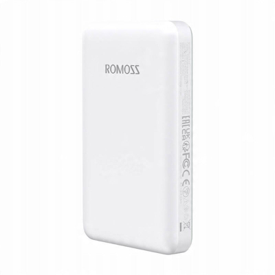 Powerbank Romoss WSC05, 5000mAh, брзо полнење 15W, бела