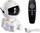 Projektor LED Astronaut me yje LEAN Toys, USB, me telekomandë, i bardhë