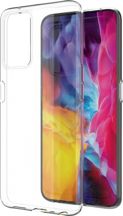 Këllëf telefoni Realme 9i Oppo A36 A76, xhel TPU 0.5mm, transparent