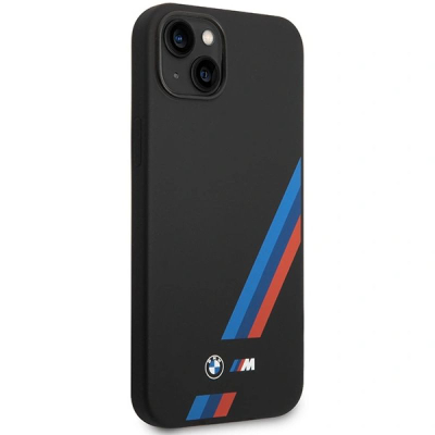 Futrollë telefoni BMW M Silicone, për iPhone 14 Plus 6.7", me logon M, e zezë