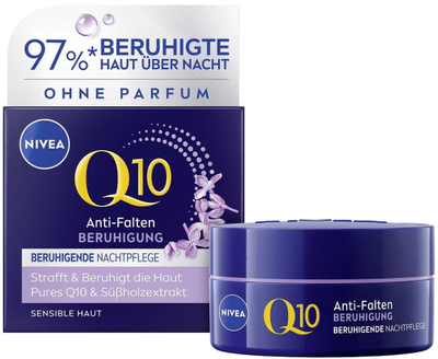 Krem nate NIVEA Q10 Anti-Wrinkle Power Sensitive, 50ml, për lëkurë të ndjeshme