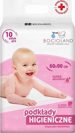 Nënshtrat njëpërdorimës Bocioland Plain Mat, 60x90 cm, set 10 copë
