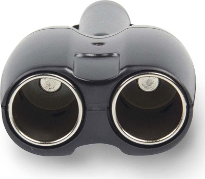 Përshtatës universal veture Nedis, 12 V DC, 2 dalje, i zi