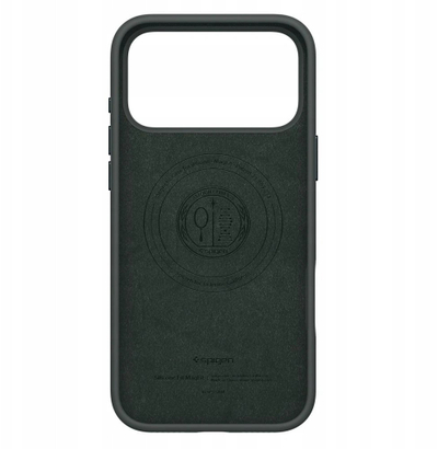 Kapak telefoni Spigen Silicone Fit MagSafe për iPhone 17 Pro Max, silikon, jeshile Abyss