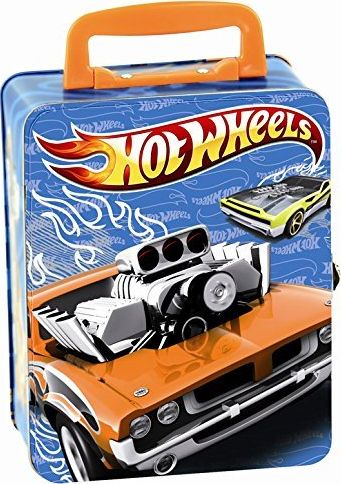Кутија за колекција автомобили Theo Klein Hot Wheels Car Collection Case, пластика, пренослива, многуобојна