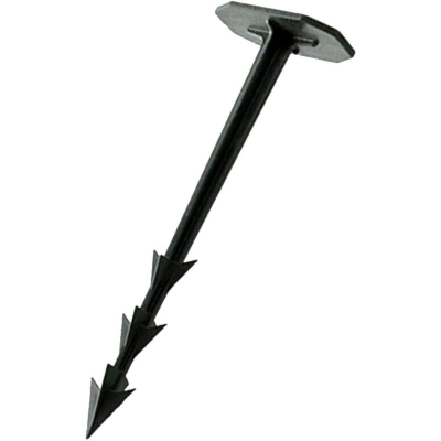 Kunja fiksuese për kopsht Harpoon Peg, 21 cm, plastikë, të zeza