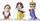 Figura lodër Hasbro Disney Princess E7407, 3 copë
