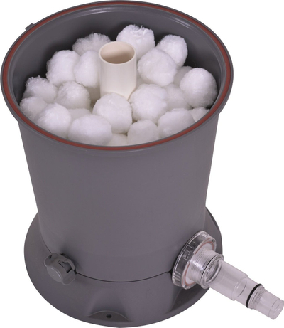 Toptha filtrues për pompa rëre Master Fiber Ball, 400 g, zëvendësim për 18 kg rërë, të bardhë