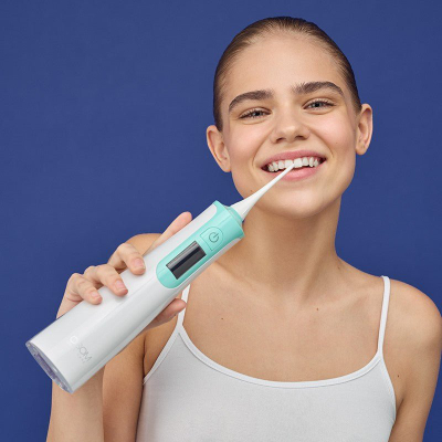 Irigator goje OSOM Oral Care Mint OSOMORALWF128MINT, IPX7, ekran LCD, jeshile mente