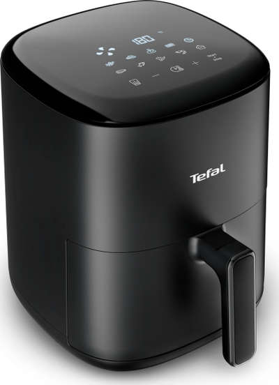 Fritezë me ajër të ngrohtë Tefal EY1458 Easy Fry Compact, 1300W, e vogël, e zezë