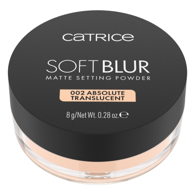 Pudër për fytyrë Catrice Soft Blur Matte Setting Powder, 002 Absolute Translucent, 8 g