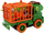 Lodër kamion dinosauri Leantoys DIY, set me dino, jeshile portokalli