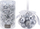 Toptha dekorativë Affek Design, set 12 copë, 3 cm, argjendtë