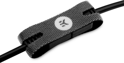 Rripa për organizu kabllot EK Water Blocks Velcro, set 6 copë, të zinj