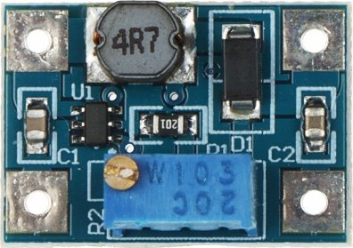 Modul konvertues PZU SX1308 DC DC, hyrje 3 24V, dalje 2 28V, i kaltër