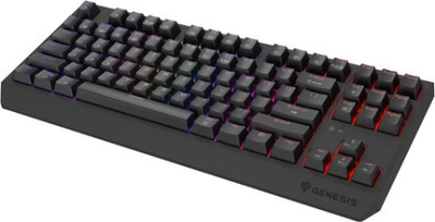 Tastierë gaming Genesis Thor 230 TKL, wireless, mekanike RGB, e zezë