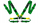 Rripa garash Slide V2 Quick, 4 pika, 3", jeshile e errët