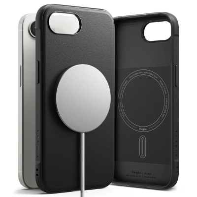 Футрола за телефон Ringke Onyx Magnetic MagSafe за iPhone 16e, TPU, црна