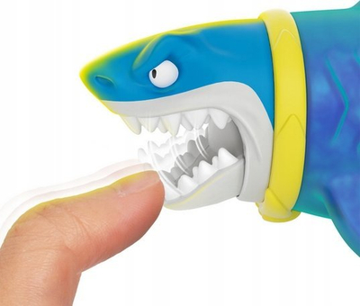 Lodër figurë Goo Jit Zu Goo Shifters Primal Thrash Shark, elastike, me xhel, blu