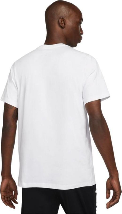 Bluzë Nike NK FC Tee Seasonal Block DH7444, pambuk 100%, për burra, e bardhë
