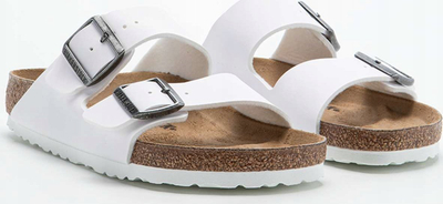 Sandale Birkenstock Arizona BF W 552681 për goca, të bardha