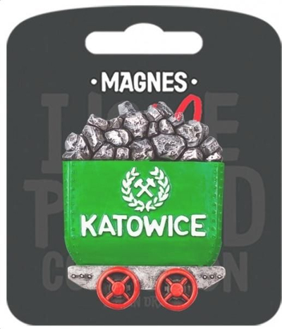Magnet frigoriferi I Love Poland Katowice, ILP MAG C KAT 01, shumëngjyrësh