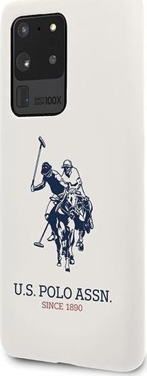 Mbrojtëse për telefon Polo Assn US USHCS69SLHRWH S20 Ultra G988, e bardhë