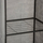 Garderobë tekstile 5five Simple Smart, 118x48x168 cm, metal dhe poliester, e zezë