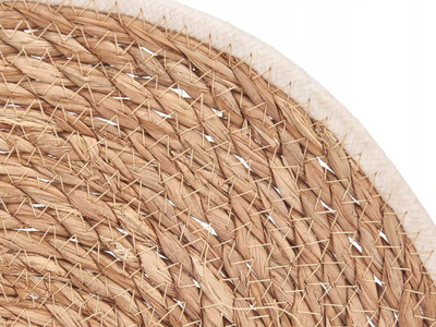 Mbulesë tavoline Kinvara Woven Esparto, rrumbullake Ø35 cm, bezhë