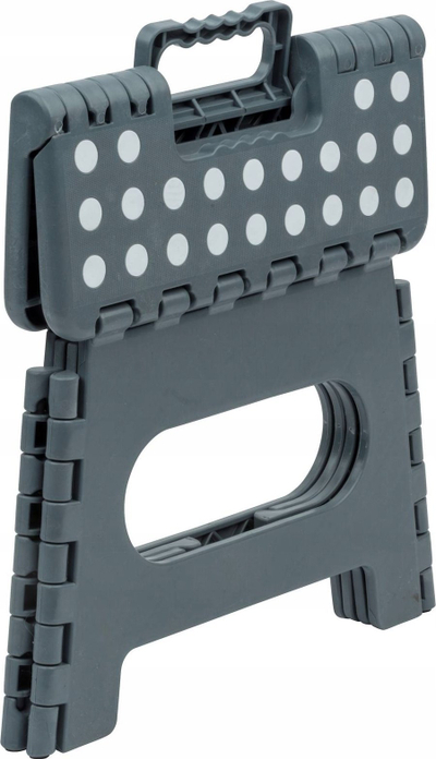 Stol palos për banjo, 22 cm, plastikë, gri