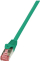 Kabllo patchcord LogiLink Cat.6, S/FTP, 1.5m, e gjelbër