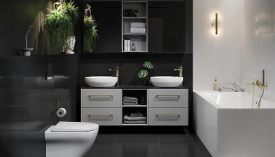 Set dushi Larga S951-410, gold matte, përfundim mat