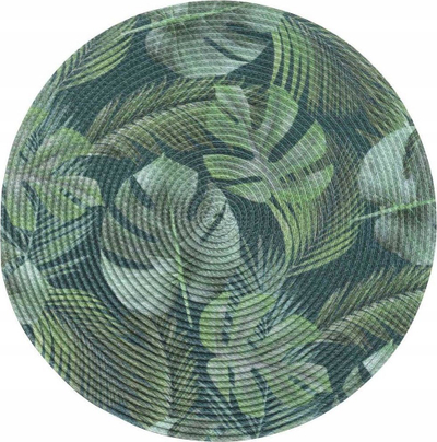 Set napronash “Rio De Janeiro”, rrumbullak 35 cm, polipropilen, blu jeshile