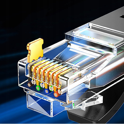 Kabllo Ethernet Ugreen NW315, Cat6A, 8m, e zezë