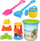 Set lodrash për rërë Lean Toys, kovë dhe mulli uji, shumëngjyrësh
