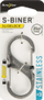 Karabinë Nite Ize S-Biner Slidelock #3, çelik inoks, mban gjer në 11 kg, ngjyrë argjendi