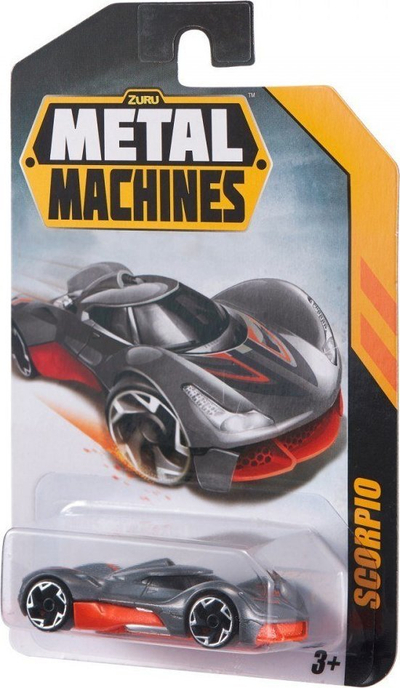 Set makina lodër Zuru Metal Machines Series 2, 24 copë, metalike, shumëngjyrëshe