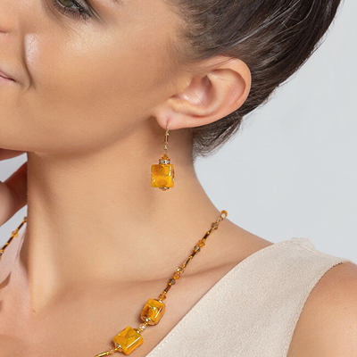 Vathë për femra Lampglas Amber Dream sLG0294, të verdhë