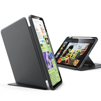 Футрола за таблет ESR Rebound Hybrid, за iPad 10.9" 2022 и 11" 2025, со држач, со држач за Apple Pencil, црна