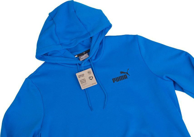 Bluzë me kapuç Puma ESS+ Tape Hoodie FL M, për burra, blu