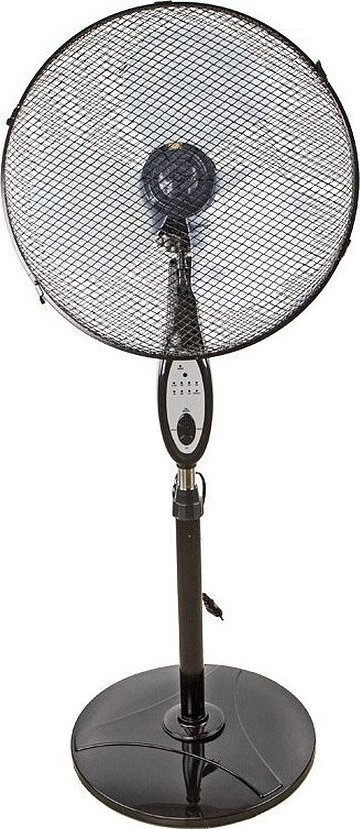 Стоечки вентилатор Descon DA-1611B, 40 cm, со далечински управувач, црн