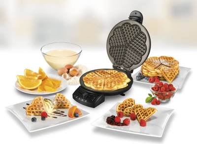 Makinë për waffle Unold, 1200 W, e zezë