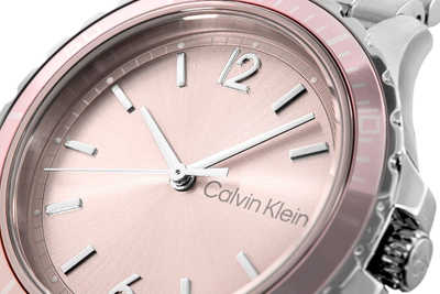 Orë dore Calvin Klein Lively Rose, 38mm, çelik inox, rozë
