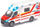 Lodër autoambulancë Majorette Grand Series Mercedes Benz, për kalamaj, e bardhë